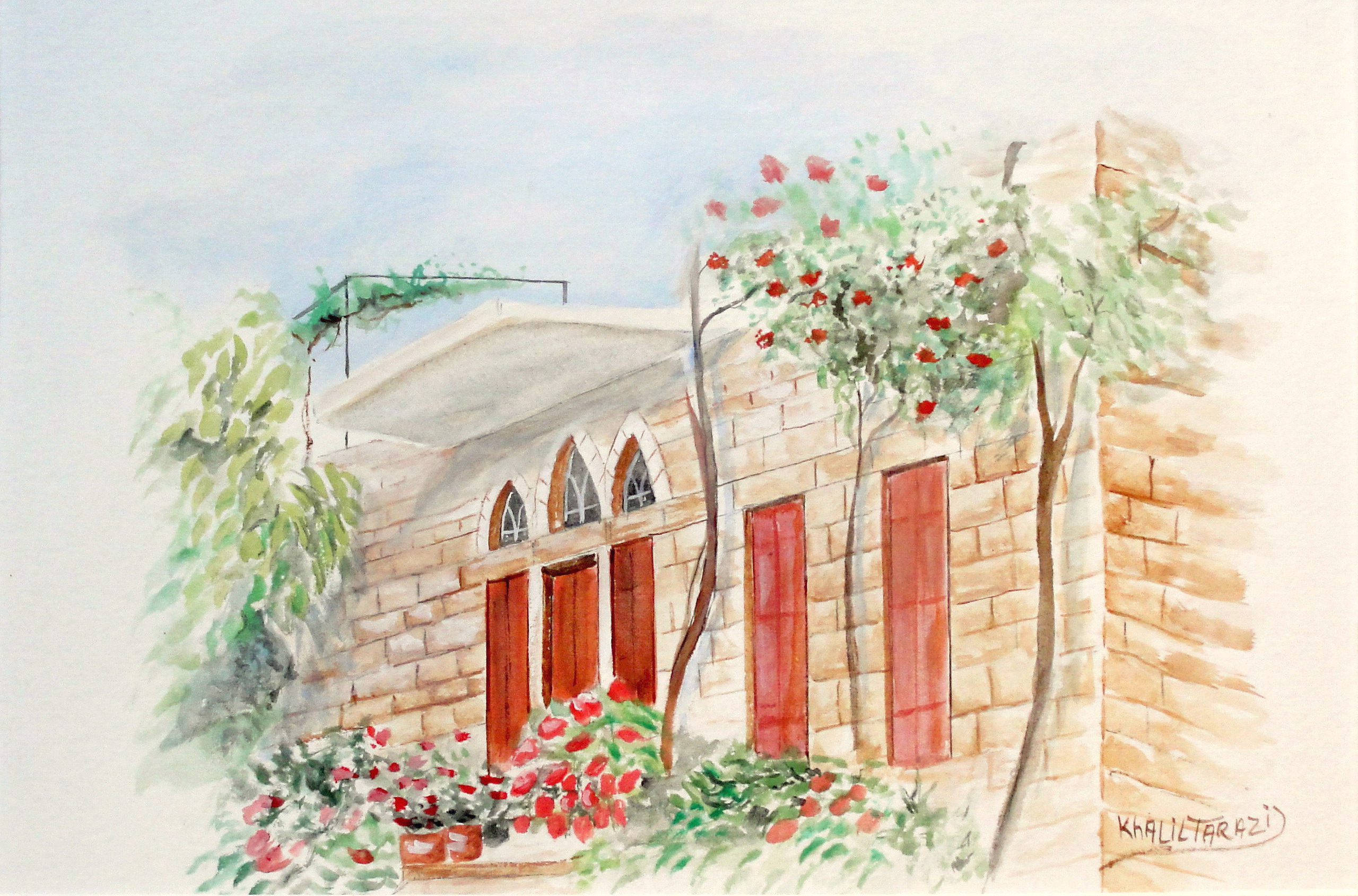 Watercolor – Houses