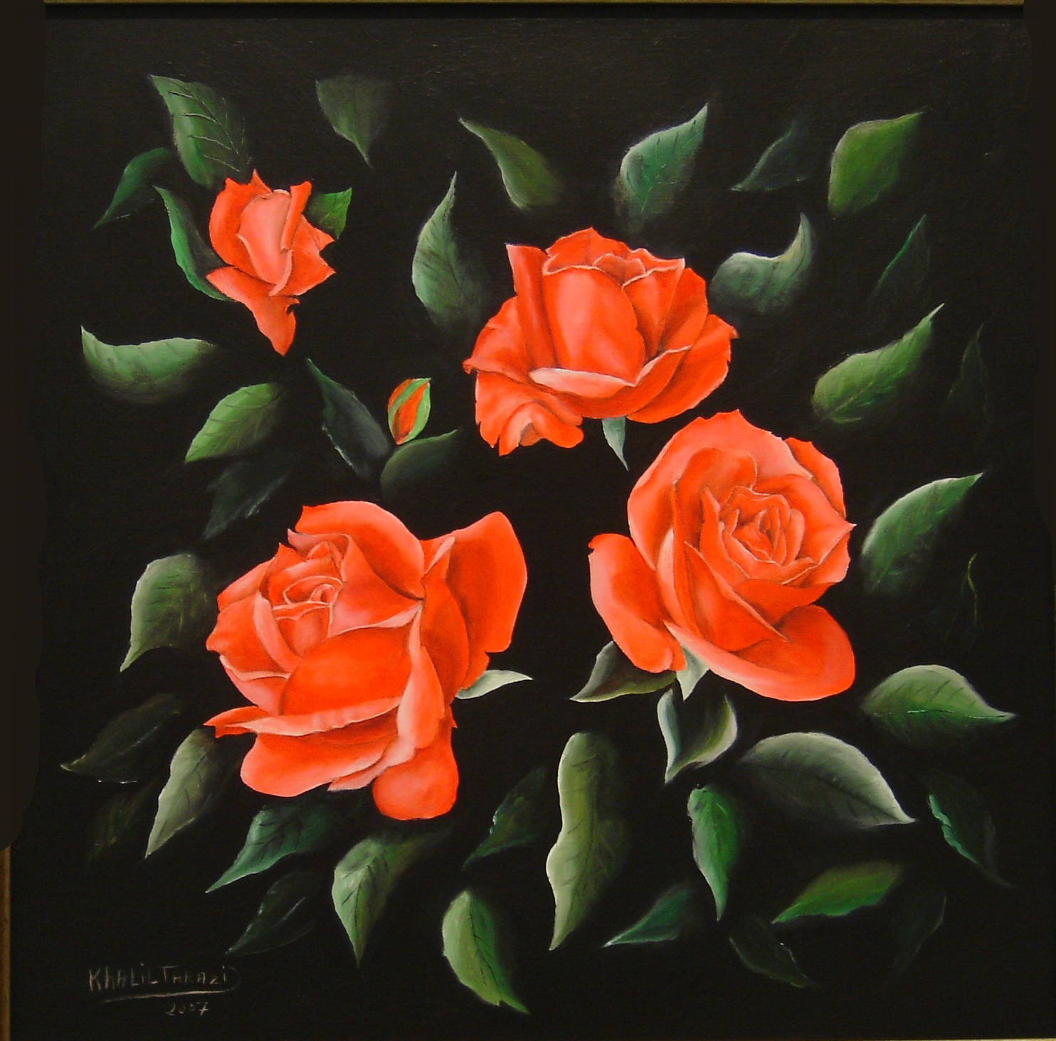 Oil on Canvas – Flowers